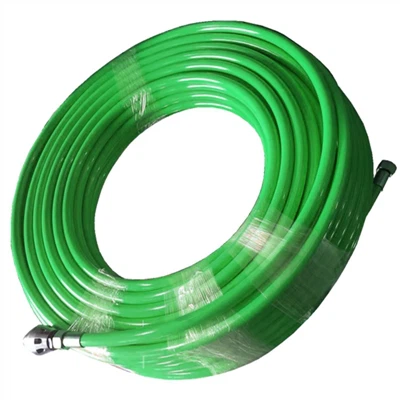 Applikationsfall av avloppsslang i rör med olika diametrar